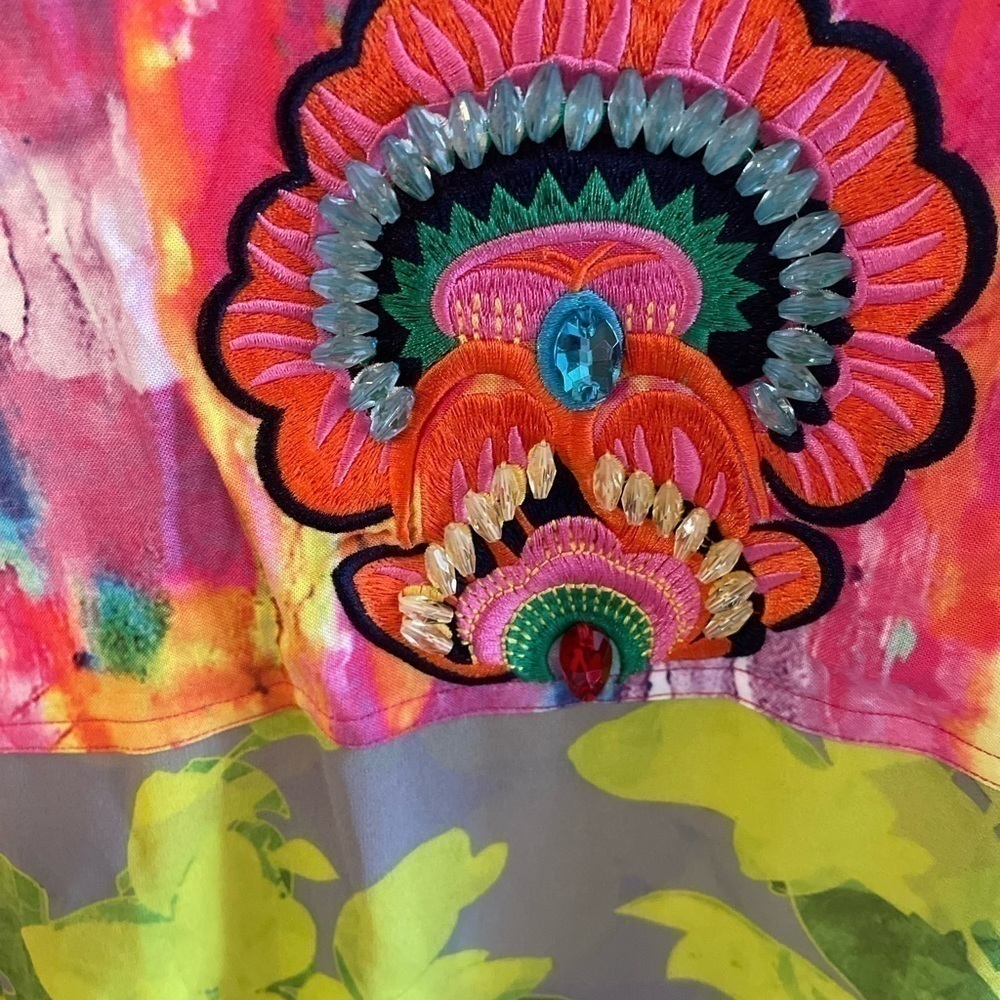SOFT Surroundings Festiva vibrant Shirt - Picture 8 of 14